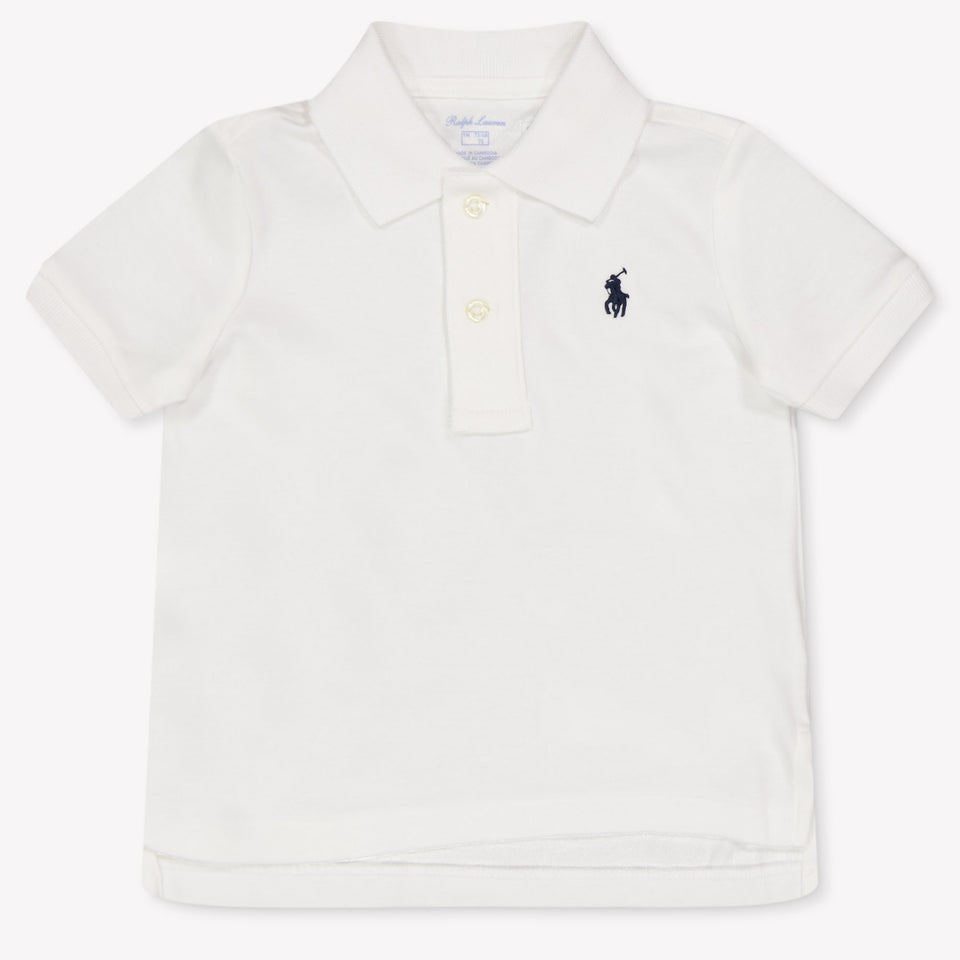 Ralph Lauren Baby Boys Polo In White