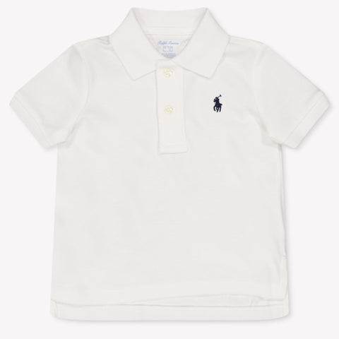 Ralph Lauren Baby Jongens Polo In Wit