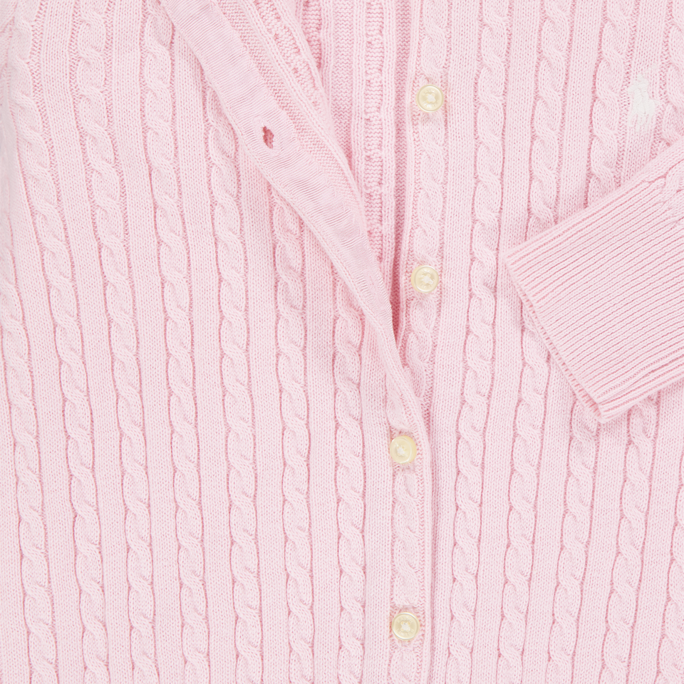 Ralph Lauren Kinder Meisjes Vest In Licht Roze
