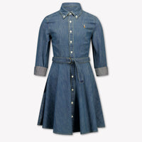 Ralph Lauren Kinder Meisjes Jurk In Jeans