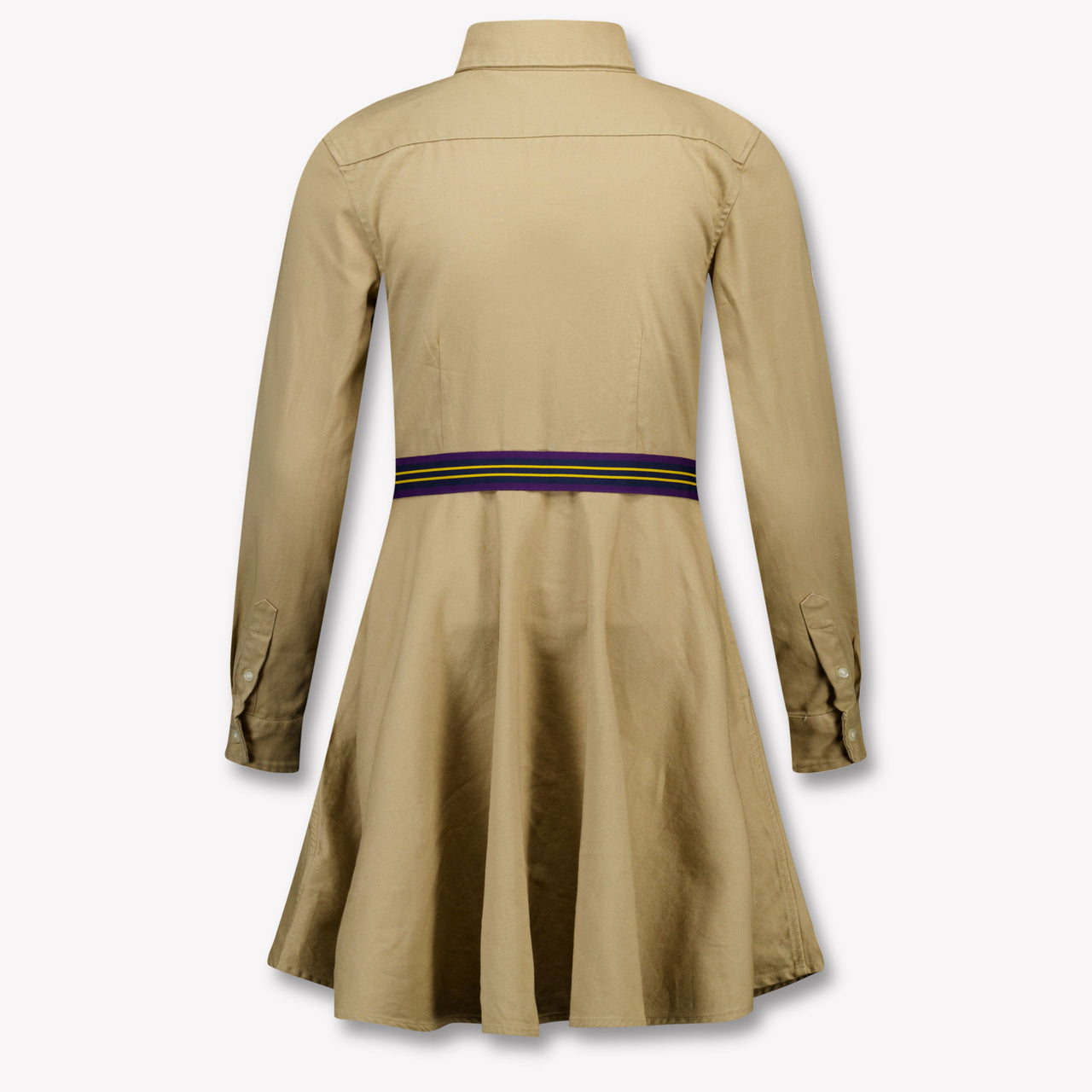 Ralph Lauren Kinder Meisjes Jurk In Khaki