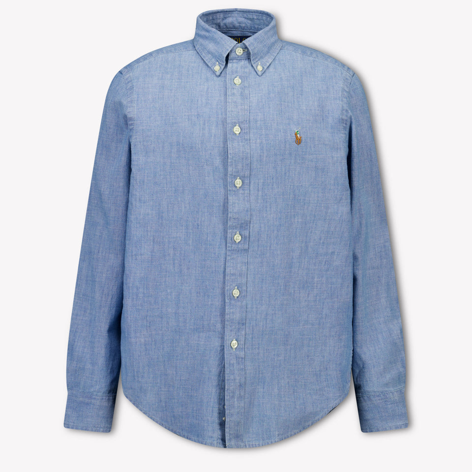 Ralph Lauren Kinder Jongens Blouse In Blauw