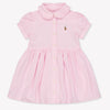 Ralph Lauren Baby Girls Dress In Light Pink