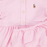 Ralph Lauren Baby Meisjes Jurk In Licht Roze