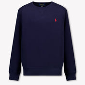 Ralph Lauren Kids Boys Sweater In Navy