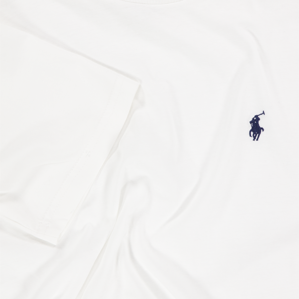 Ralph Lauren Kinder Jongens T-Shirt In Wit