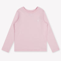 Ralph Lauren Kids Girls T-Shirt In Light Pink