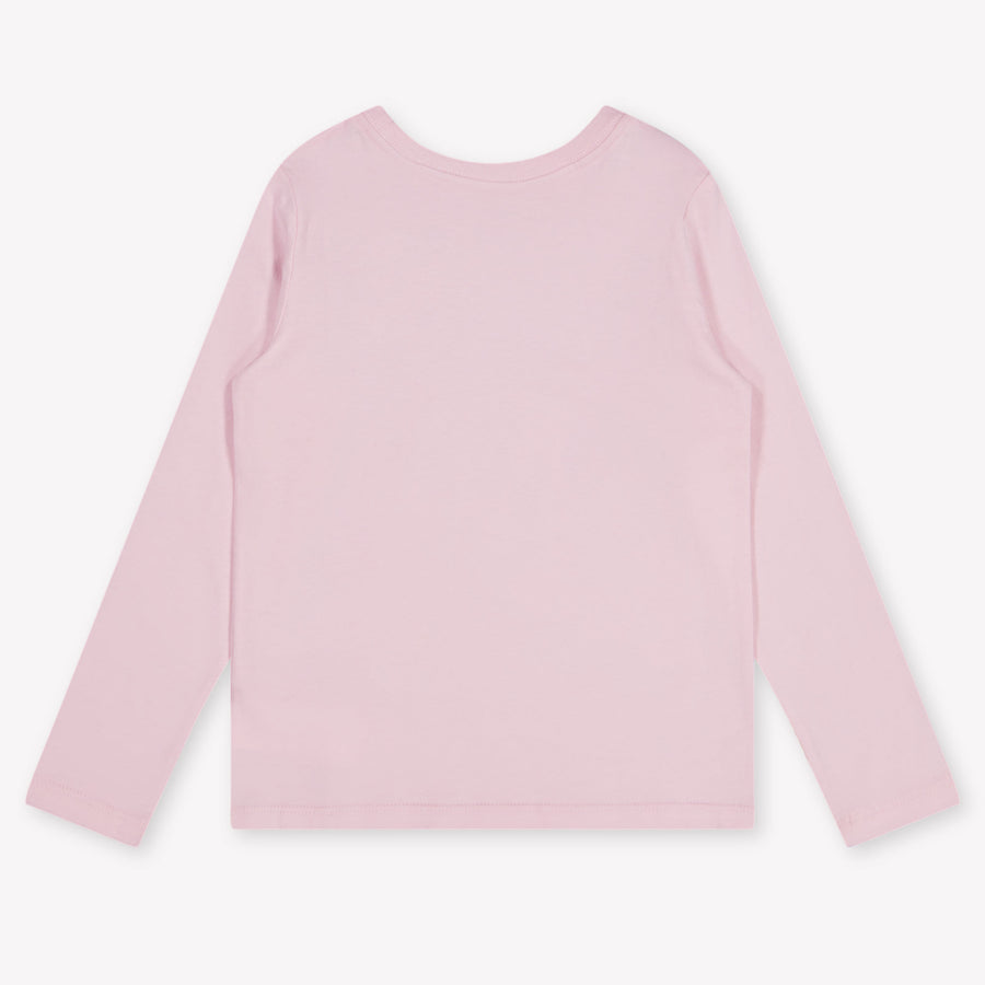 Ralph Lauren Kids Girls T-Shirt In Light Pink