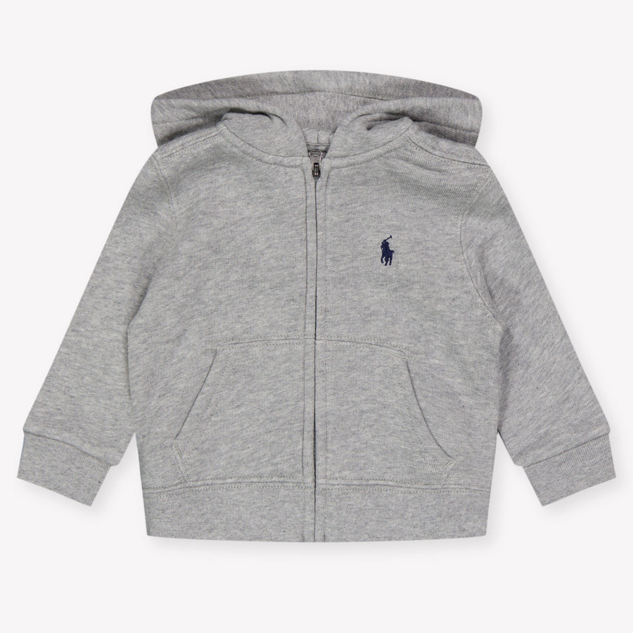 Ralph Lauren Baby Boys Cardigan In Gray