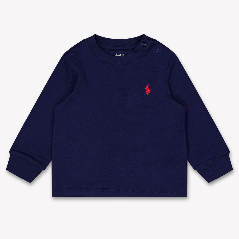 Ralph Lauren Baby Boys T-Shirt In Navy