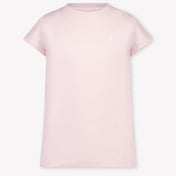 Ralph Lauren Kids Girls T-Shirt In Light Pink