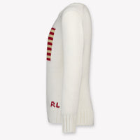 Ralph Lauren Kids Boys Sweater In White