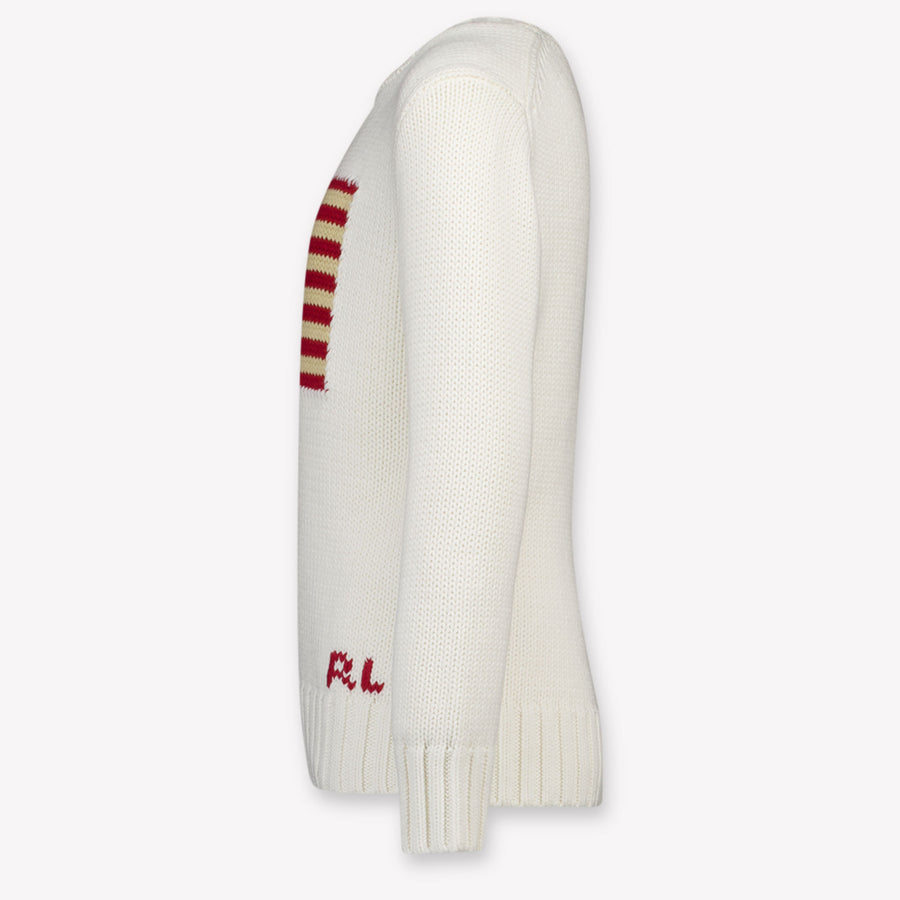 Ralph Lauren Kids Boys Sweater In White