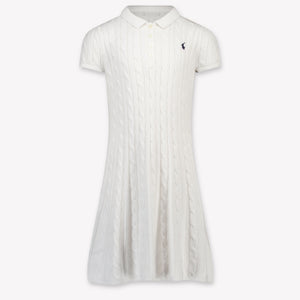 Ralph Lauren Kinder Meisjes Jurk In Wit