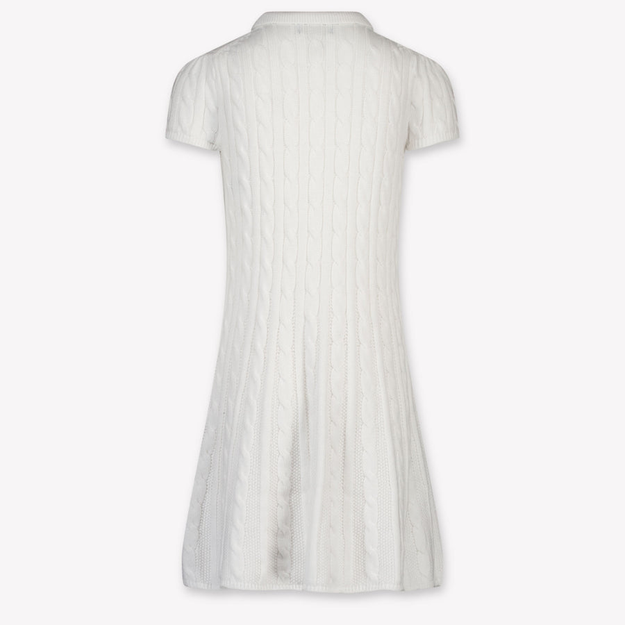 Ralph Lauren Kinder Meisjes Jurk In Wit