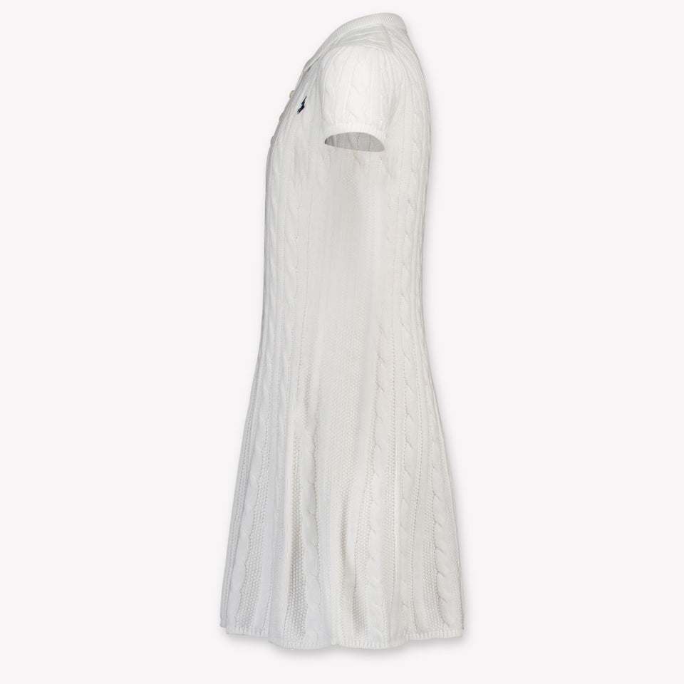 Ralph Lauren Kids Girls Dress In White