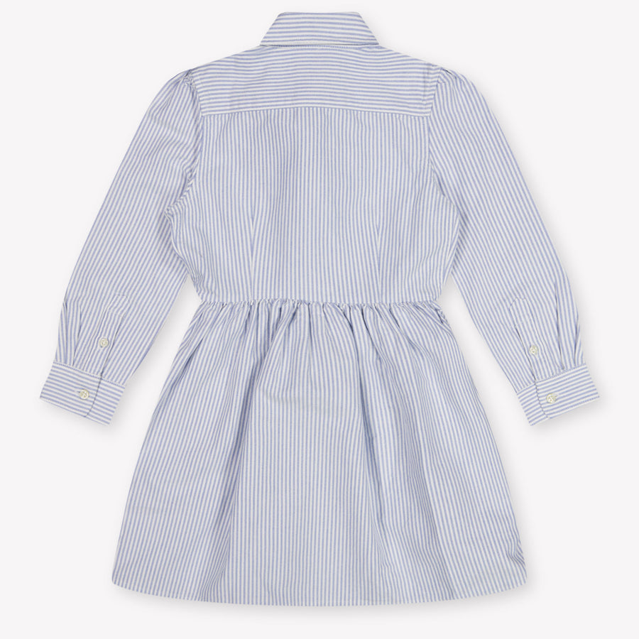 Ralph Lauren Kinder Meisjes Jurk In Licht Blauw