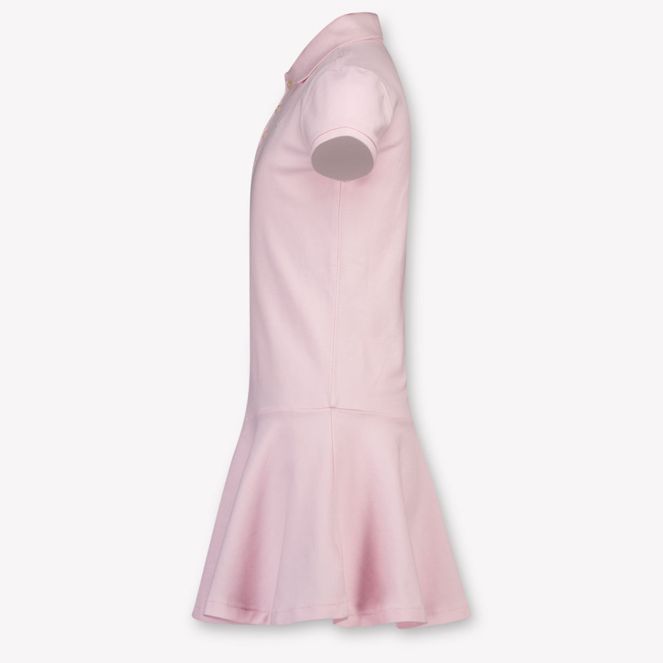 Ralph Lauren Kids Girls Dress In Light Pink