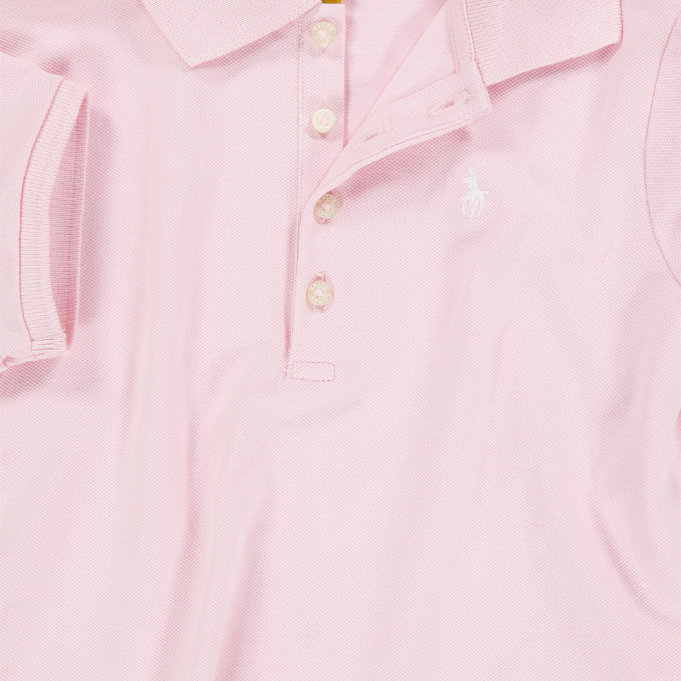 Ralph Lauren Kids Girls Dress In Light Pink