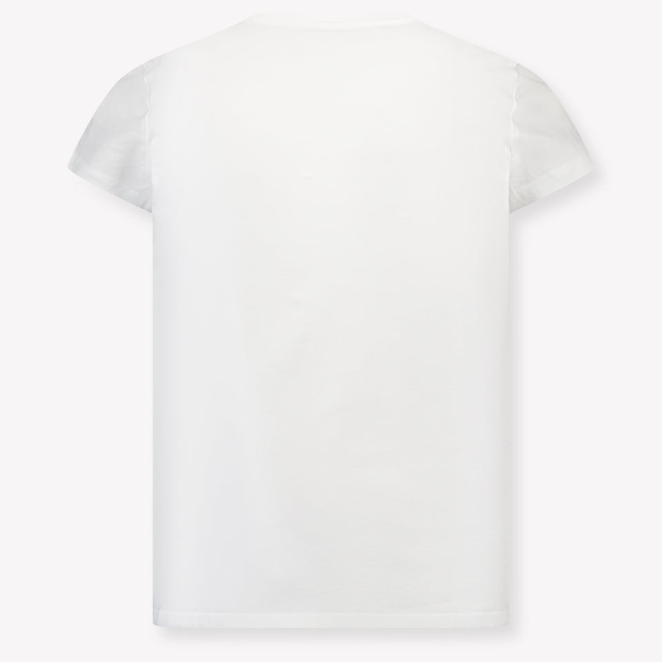 Ralph Lauren Kinder Meisjes T-Shirt In Wit