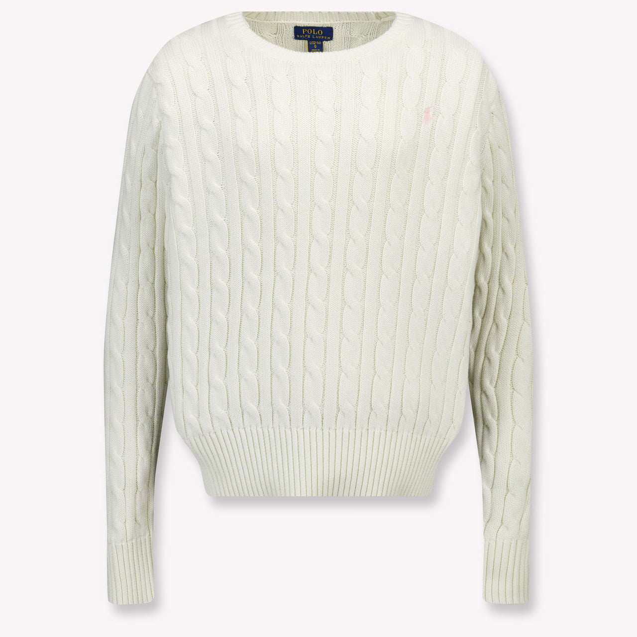 Ralph Lauren Kids Girls Sweater In OffWhite
