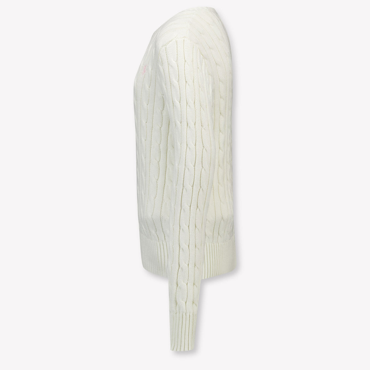 Ralph Lauren Kids Girls Sweater In OffWhite