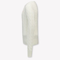 Ralph Lauren Kids Girls Sweater In OffWhite