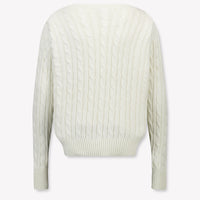 Ralph Lauren Kids Girls Sweater In OffWhite