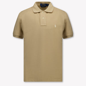 Ralph Lauren Kinder Jongens Polo In Beige