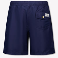 Ralph Lauren Kids Boys Swimwear In Navy