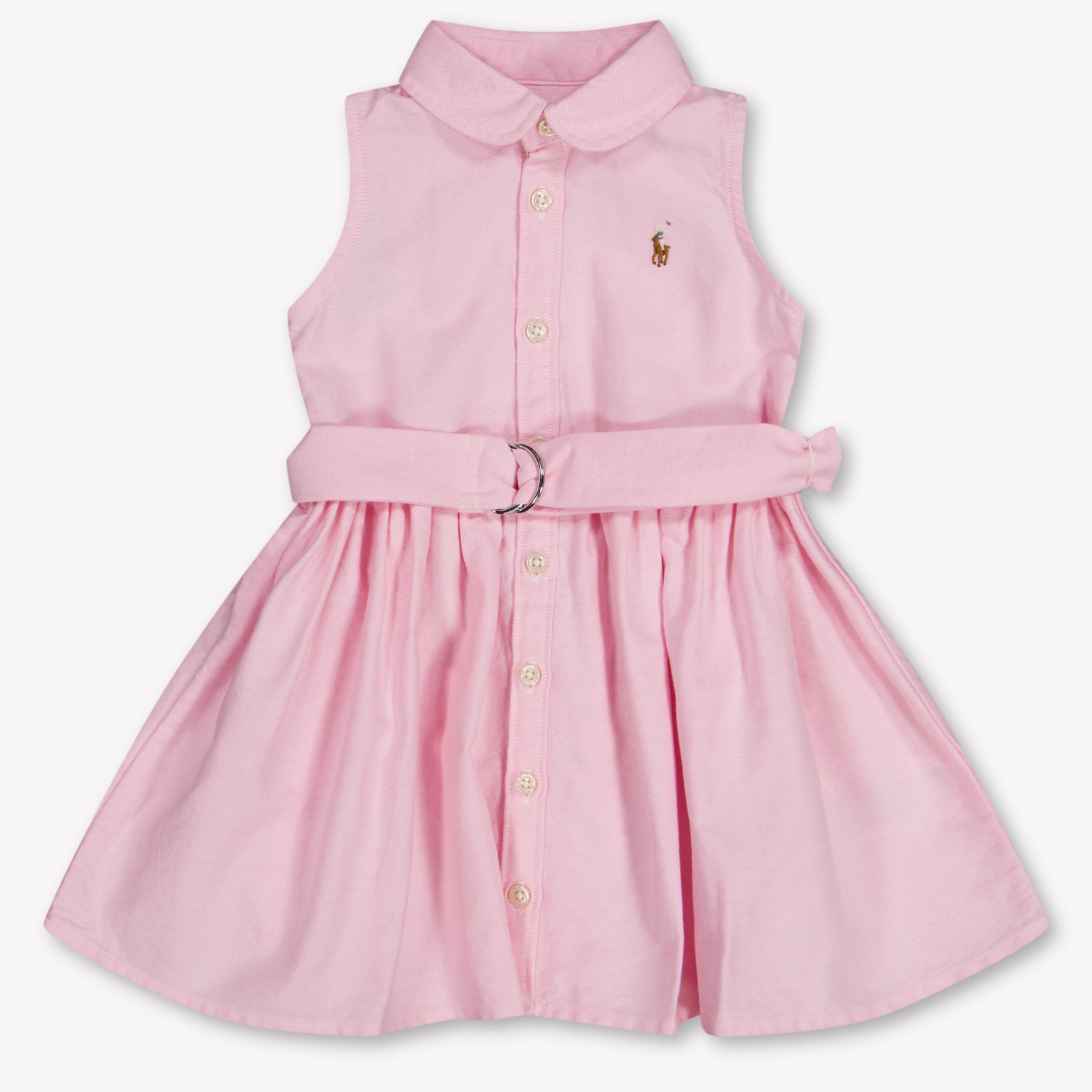 Ralph Lauren Baby Girls Dress In Light Pink