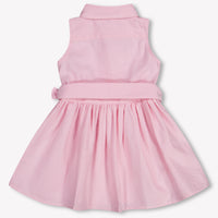 Ralph Lauren Baby Girls Dress In Light Pink