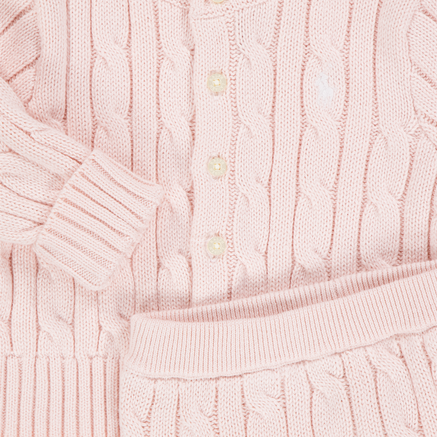 Ralph Lauren Baby Unisex Set In Light Pink