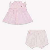 Ralph Lauren Baby Girls Set In Light Pink