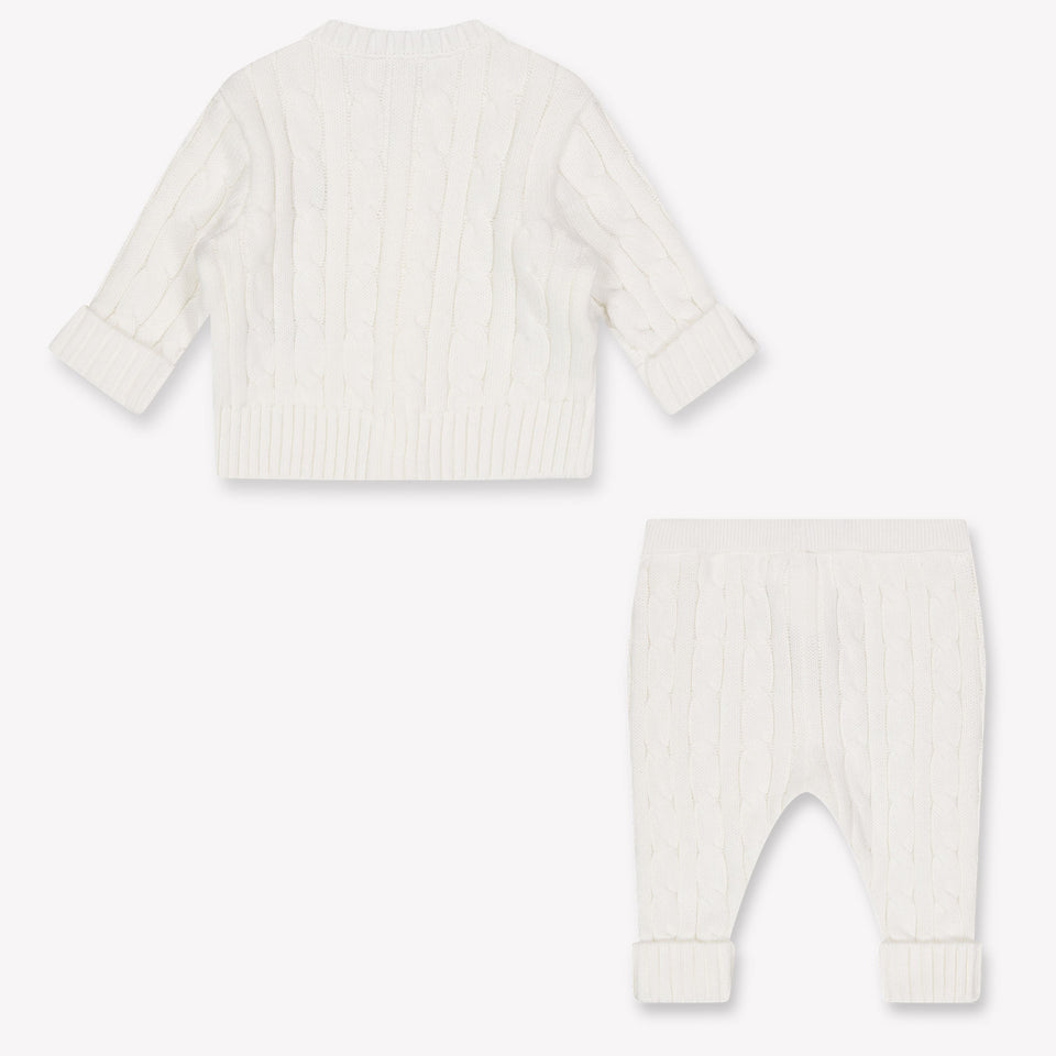 Ralph Lauren Baby Unisex Setje In Wit