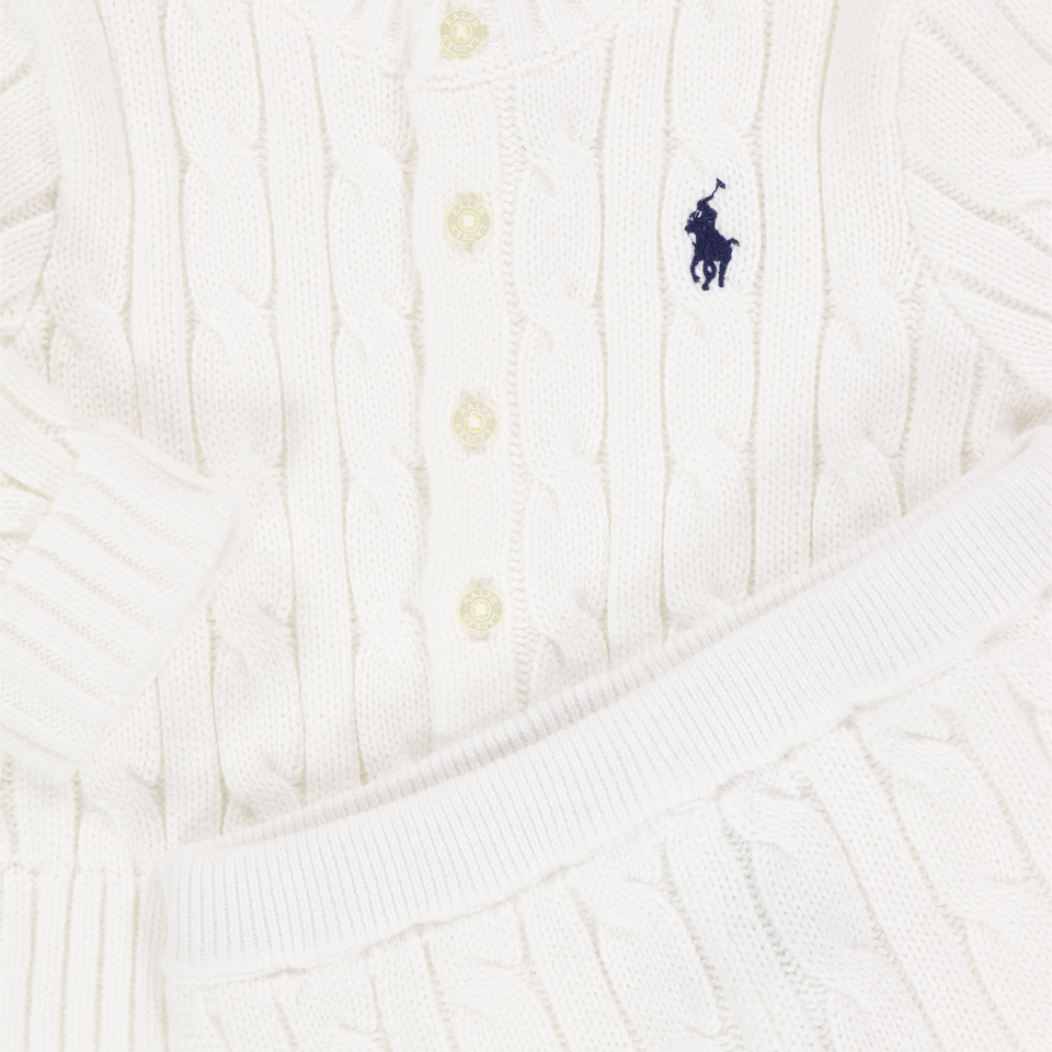 Ralph Lauren Baby Unisex Setje In Wit