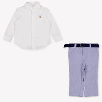 Ralph Lauren Baby Boys Set In Light Blue
