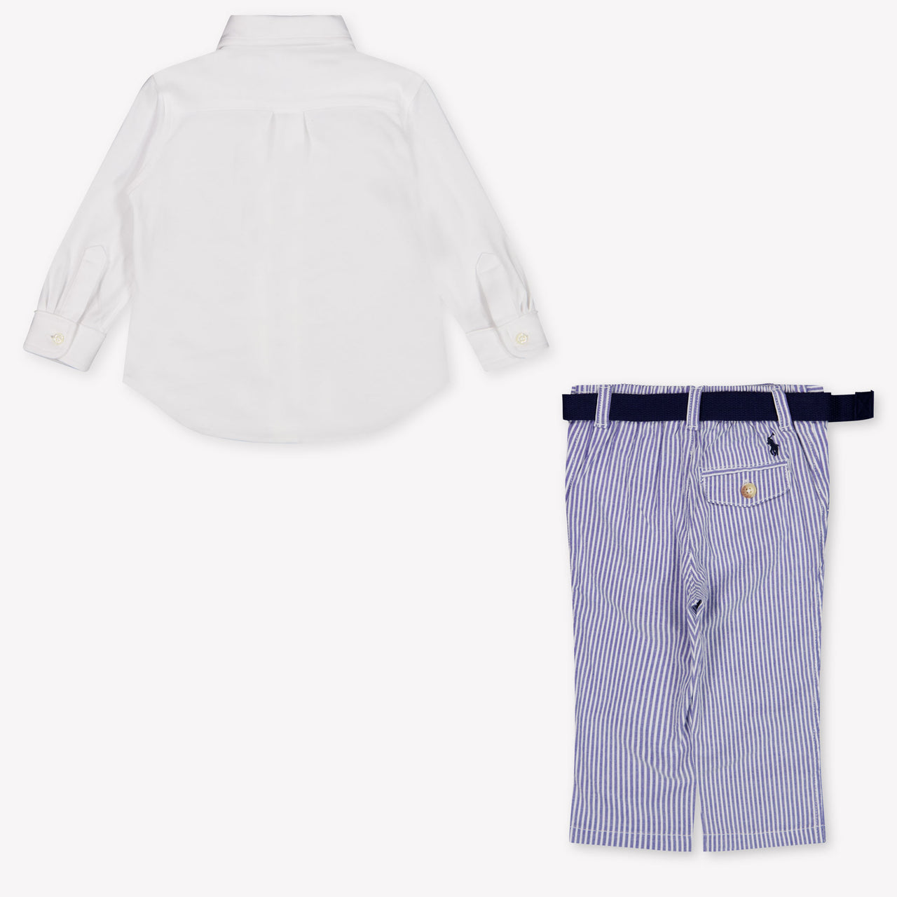 Ralph Lauren Baby Boys Set In Light Blue