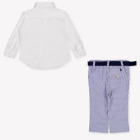 Ralph Lauren Baby Boys Set In Light Blue