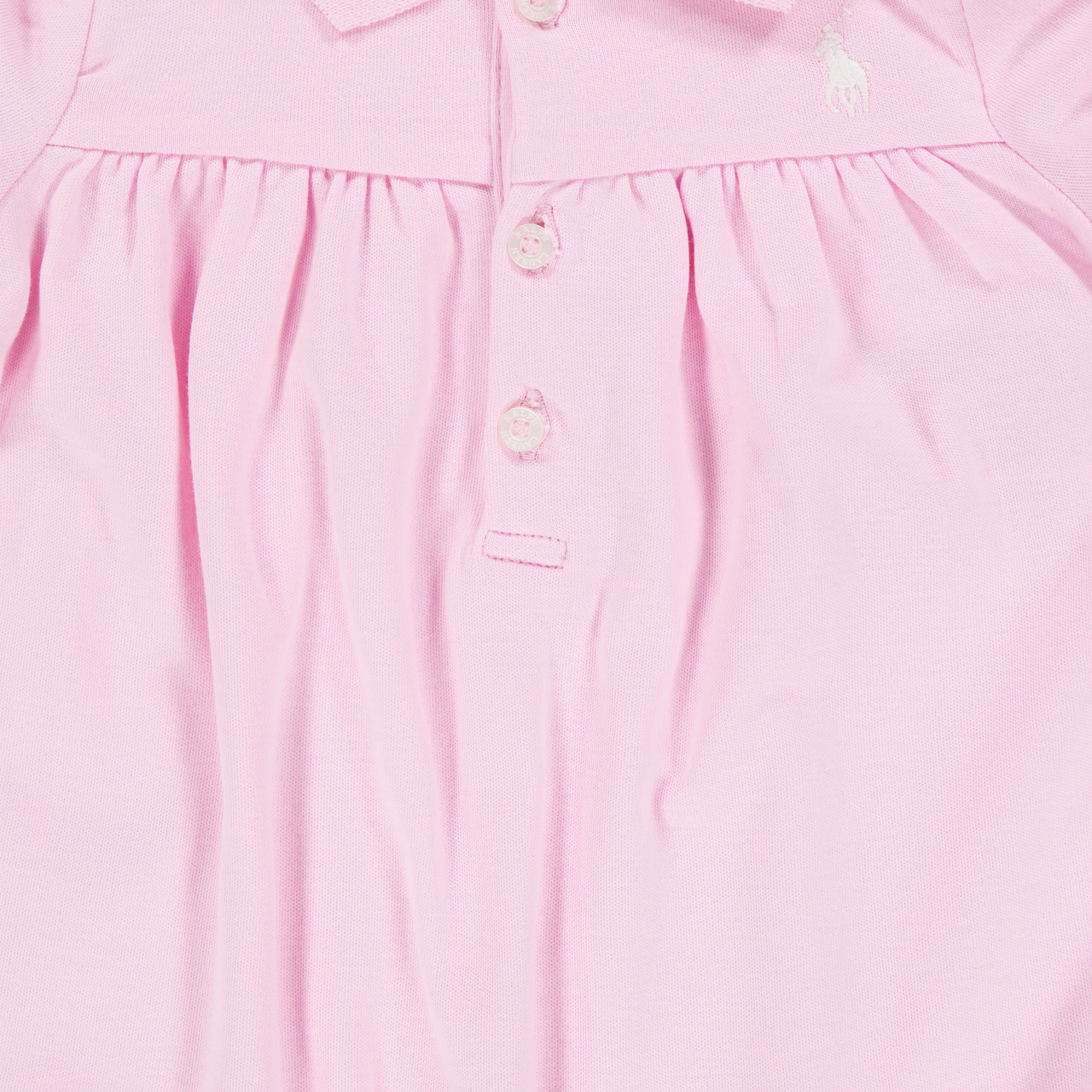 Ralph Lauren Baby Girls Playsuit In Light Pink