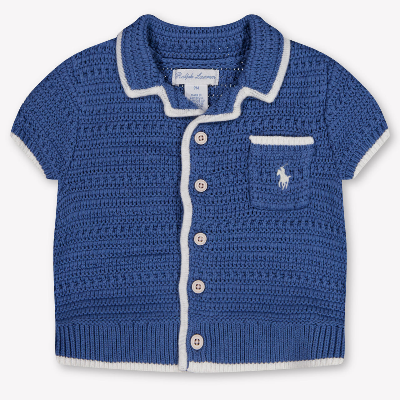Ralph Lauren Baby Boys Set In Dark Blue