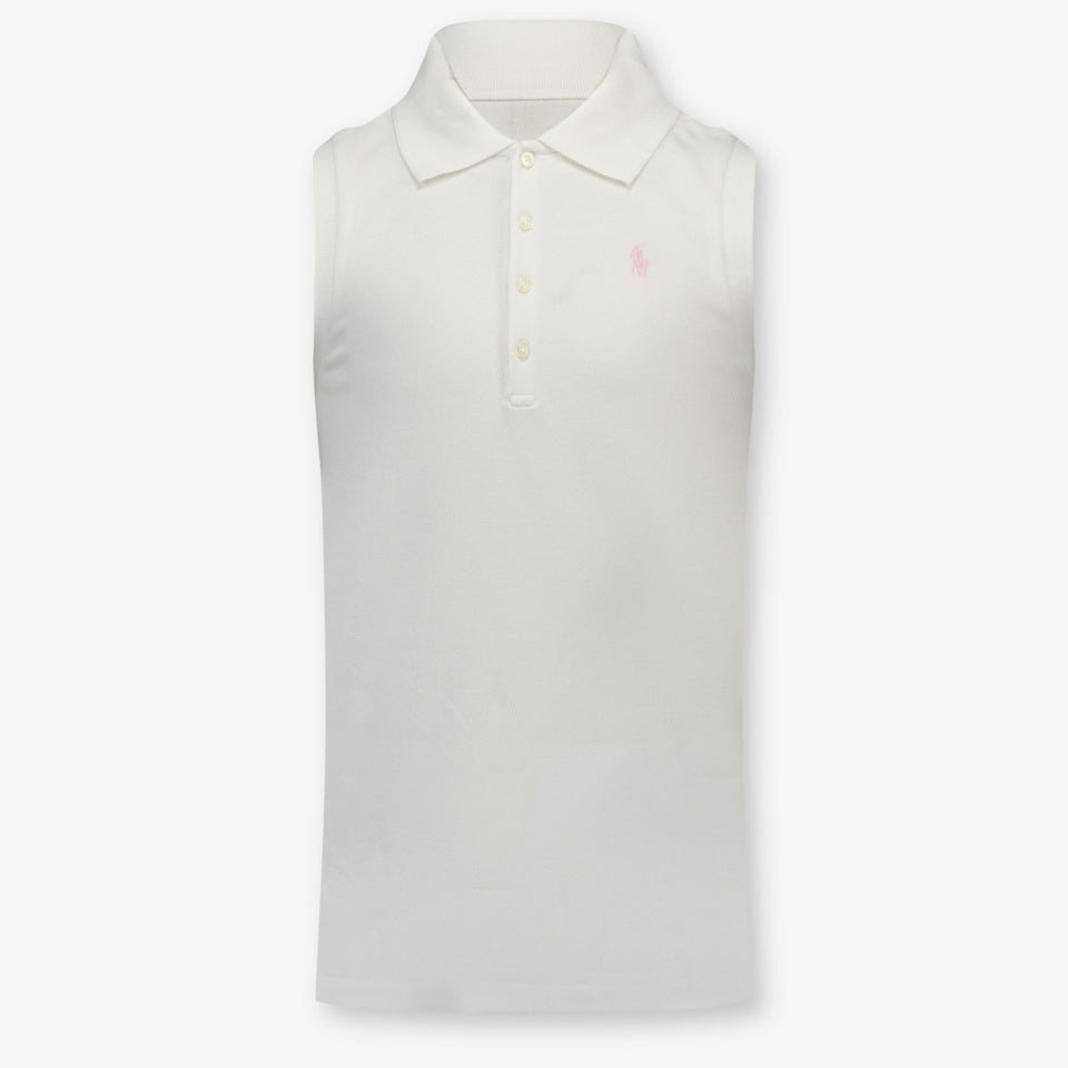 Ralph Lauren Kinder Meisjes Polo In Wit