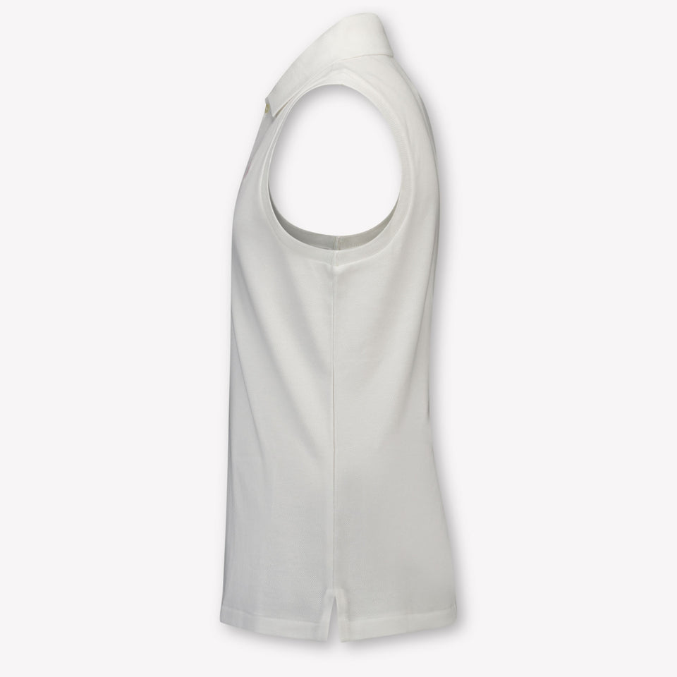 Ralph Lauren Kinder Meisjes Polo In Wit