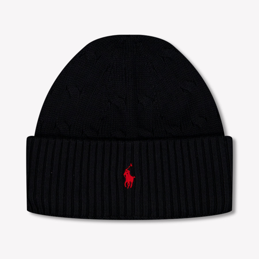 Ralph Lauren Unisex Kids Beanie in Black
