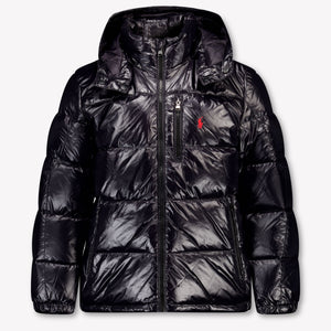 Ralph Lauren Kinder Jongens Winterjas In Zwart