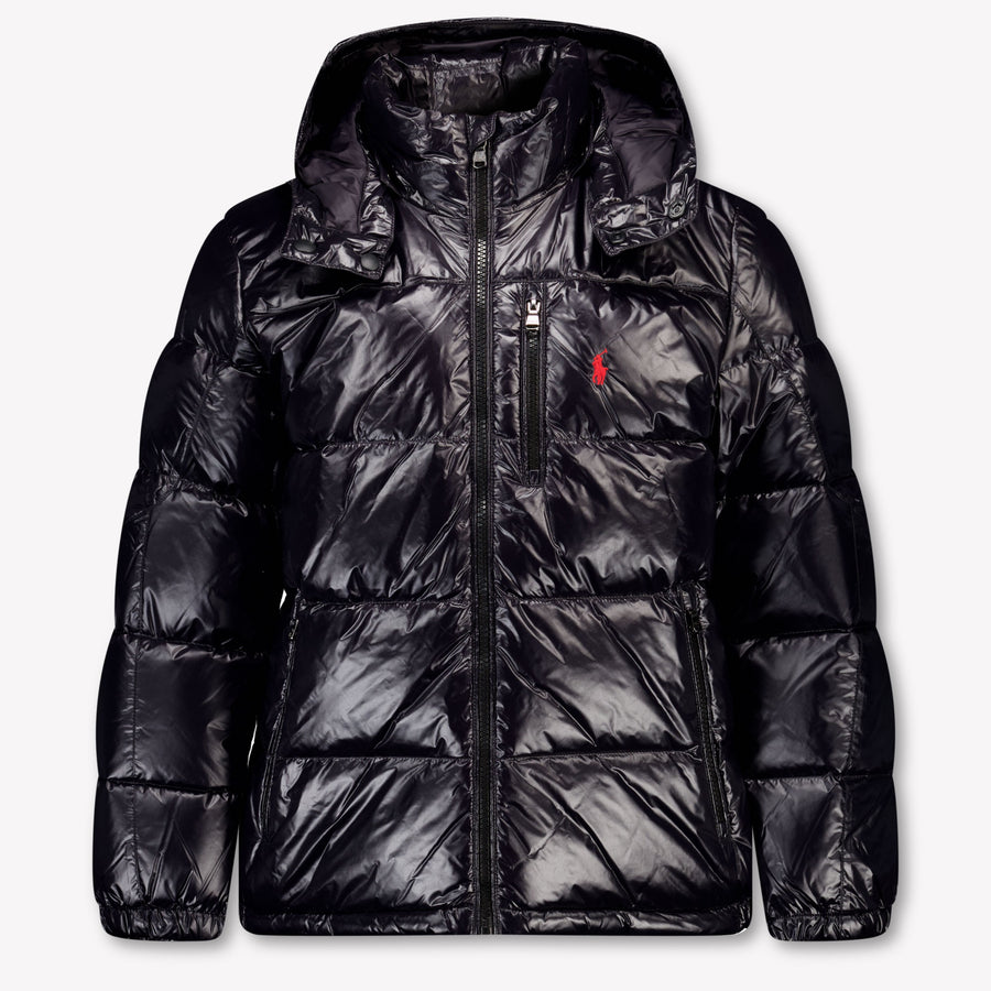 Ralph Lauren Kinder Jongens Winterjas In Zwart