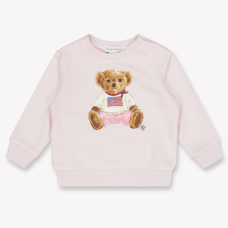 Ralph Lauren Baby Meisjes Joggingpak In Licht Roze