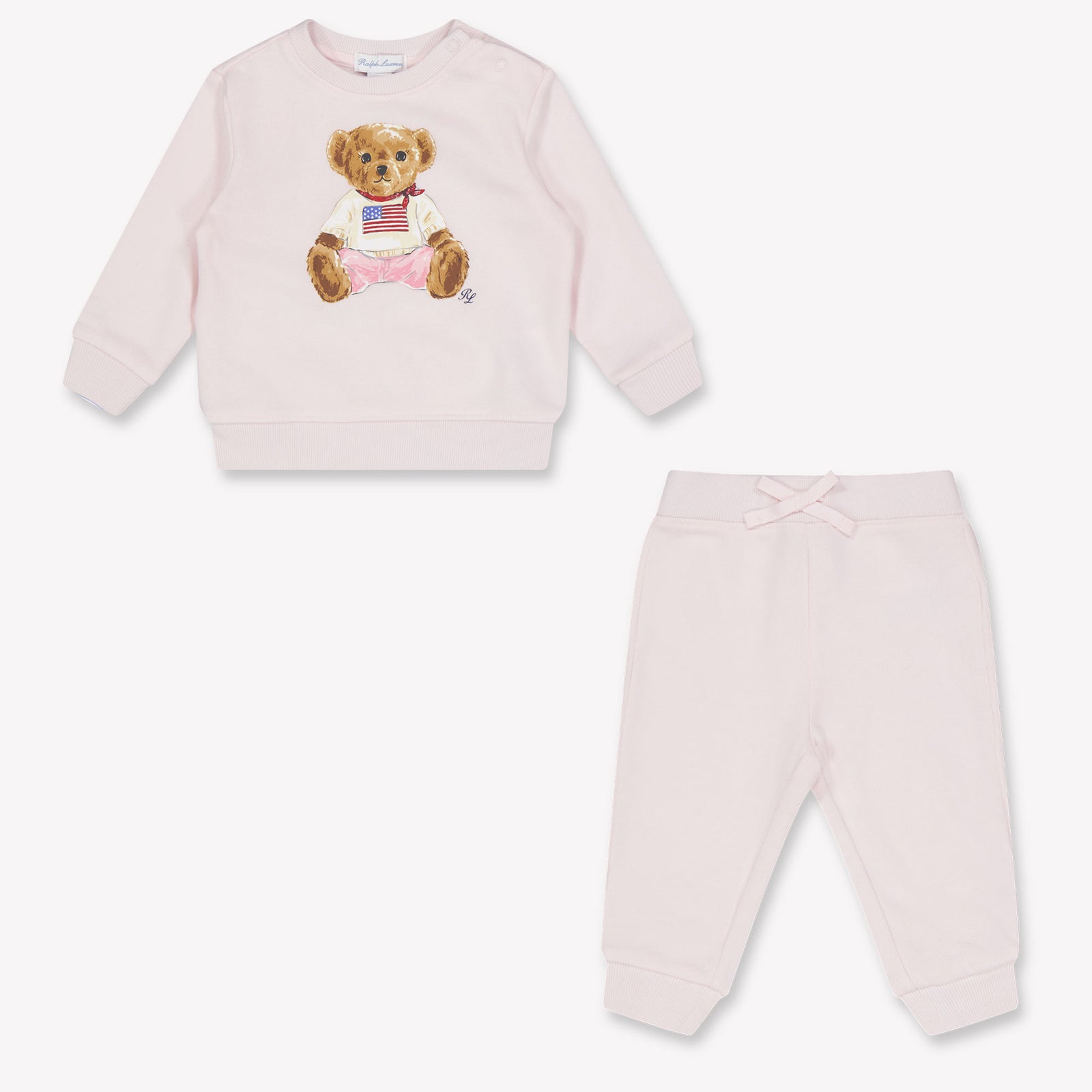 Ralph Lauren Baby Meisjes Joggingpak In Licht Roze