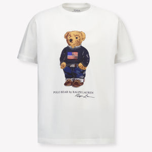 Ralph Lauren Kids Boys T-Shirt In White