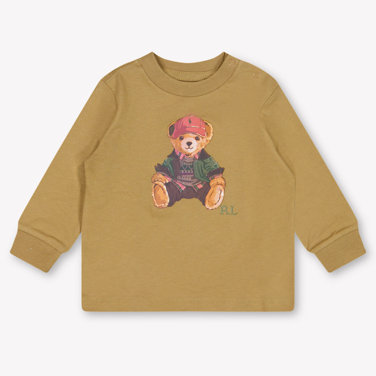 Ralph Lauren Baby Boys T-Shirt In Camel